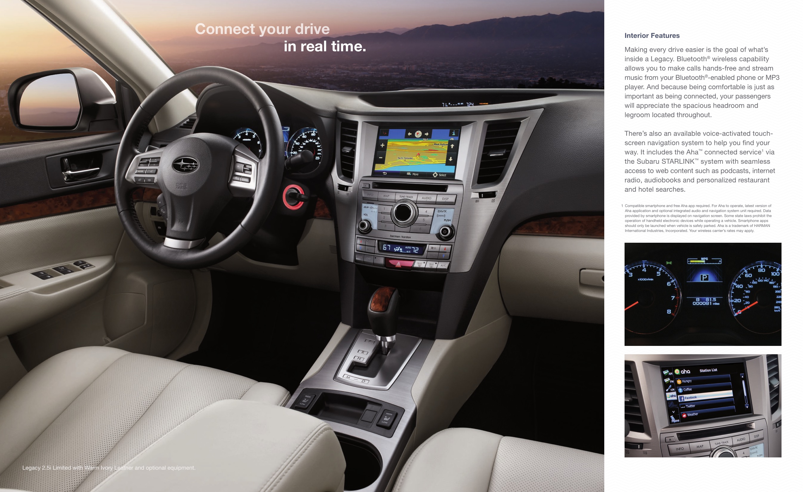 2014 Subaru Legacy Brochure Page 2